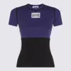 Jean Paul Gaultier Logo-print T-shirt In Navy/black