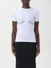 Jean Paul Gaultier Logo-lettering Cotton T-shirt In Schwarz 1