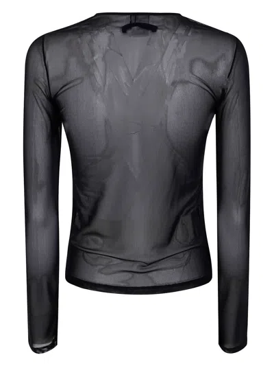 Jean Paul Gaultier Black Semi-sheer Top
