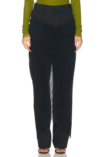 Jean Paul Gaultier Tailored Pant In Black