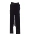 Jean Paul Gaultier Tailored Pants In Black
