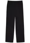 Jean Paul Gaultier Tailored Split-cuff Twill Trousers In Black