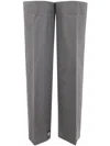 Jean Paul Gaultier Floating Legs Tailored Leg Warmers In Green