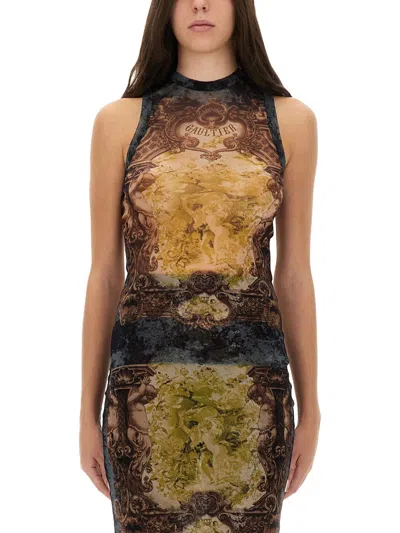 JEAN PAUL GAULTIER TANK TOP "MÉDAILLON"