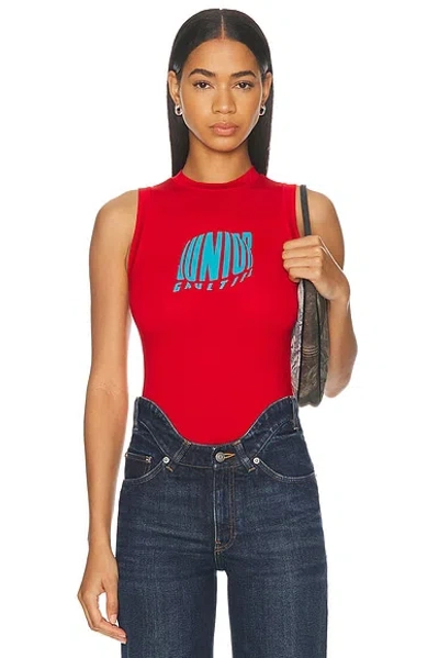 Jean Paul Gaultier Tank Top In Red