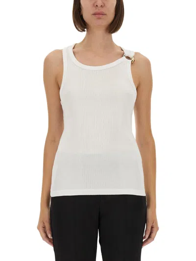 JEAN PAUL GAULTIER TANK TOP WITH PIERCING