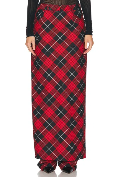 JEAN PAUL GAULTIER TARTAN PANT SKIRT