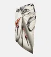 Jean Paul Gaultier Tattoo Collection Beach Cover-up In Black