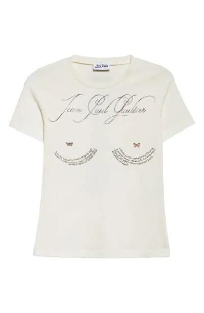 JEAN PAUL GAULTIER JEAN PAUL GAULTIER TATTOO POEM GRAPHIC BABY TEE