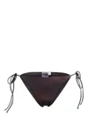 Jean Paul Gaultier Tattoo-print Bikini Bottoms In Brown