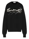 Jean Paul Gaultier Tattoo Ruban Sweatshirt Mit Print In Black