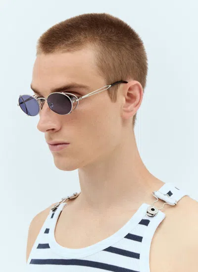 Jean Paul Gaultier Silver 55-3175 Sunglasses In 91-silver