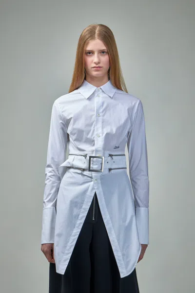 Jean Paul Gaultier The Belted Dress In White