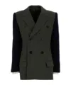 Jean Paul Gaultier The Bi-material Suit Jacket In Multi