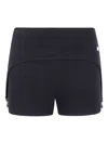Jean Paul Gaultier Cotton Ribbed Mini Short With Lingerie Garter Clothing