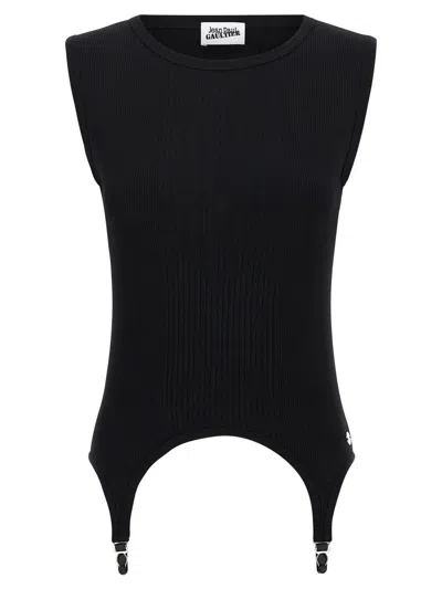 JEAN PAUL GAULTIER JEAN PAUL GAULTIER 'THE BLACK GARTER' TANK TOP