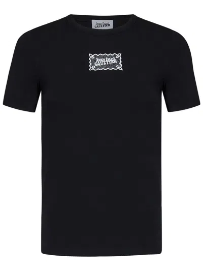 JEAN PAUL GAULTIER JEAN PAUL GAULTIER THE BLACK JEAN PAUL GAULTIER LABEL T-SHIRT