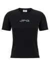 Jean Paul Gaultier The Black Jpg Baby Tee T-shirt Black