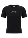 Jean Paul Gaultier The Black Jpg Baby Tee T-shirt Black