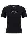 Jean Paul Gaultier Women Stretch Cotton T-shirt In Black