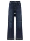 Jean Paul Gaultier Denim Trousers With Belt Loops In Blue