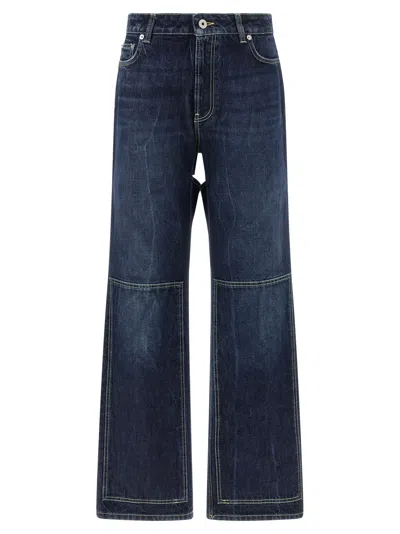 JEAN PAUL GAULTIER THE BLUE CUT-OUT JEANS