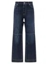 Jean Paul Gaultier Denim Trousers With Belt Loops In Blue