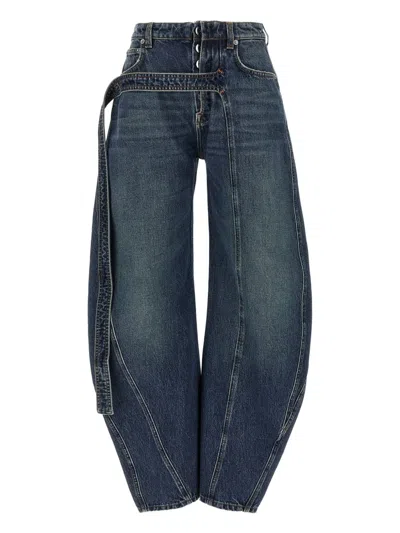 Jean Paul Gaultier The Blue Denim Strap Jeans