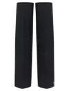 Jean Paul Gaultier Garter With High Waist And Wide Leg In Blue