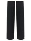 Jean Paul Gaultier Garter With High Waist And Wide Leg In Blue