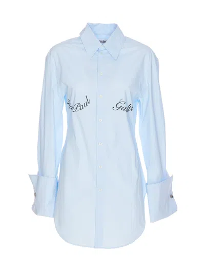 JEAN PAUL GAULTIER THE BLUE JEAN PAUL GAULTIER PRINT SHIRT