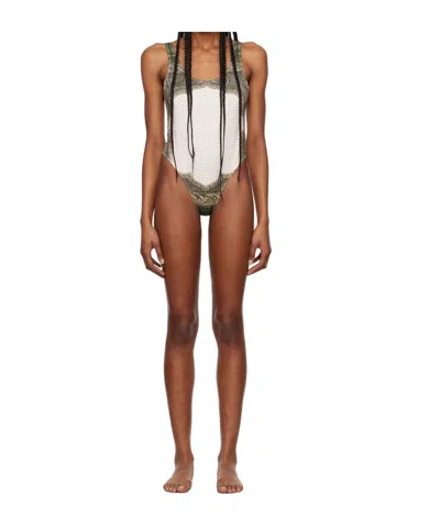 JEAN PAUL GAULTIER 'THE CARTOUCHE' SWIMSUIT
