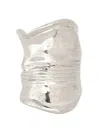 Jean Paul Gaultier The Crushed Can Earring In Metallic