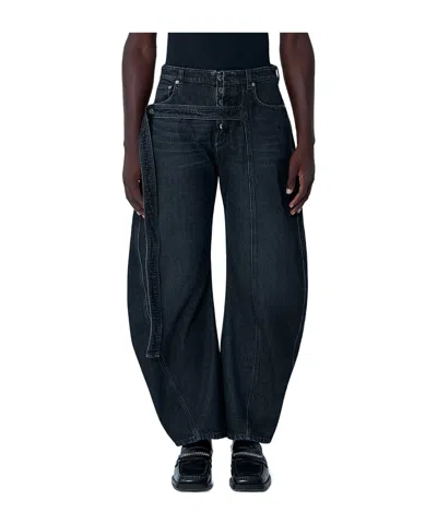 Jean Paul Gaultier The Denim Strap Jeans In Blue
