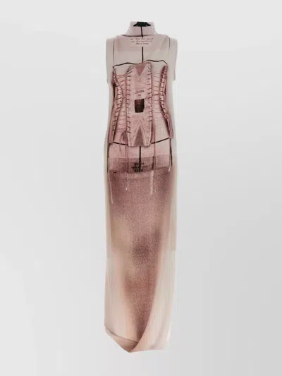 JEAN PAUL GAULTIER 'THE DRAPED TROMPE-L’ŒIL CORSET' DRESS