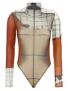 Jean Paul Gaultier The Fire Bodysuit In Multi