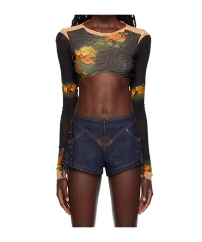 JEAN PAUL GAULTIER 'THE FLEURS PETIT GRAND' T-SHIRT
