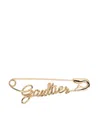 JEAN PAUL GAULTIER THE GAULTIER SAFETY PIN EARRING DONNA SILVER IN BRONZE