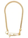Jean Paul Gaultier "the Gaultier Safety Pin" Necklace In Gold