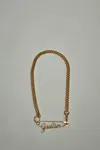 Jean Paul Gaultier "the Gaultier Safety Pin" Necklace In Other