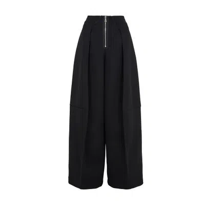 Jean Paul Gaultier The Heavy Crepe Bonded Pants In Black