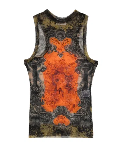 Jean Paul Gaultier The Khaki Médaillon Tank Top