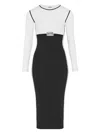 Jean Paul Gaultier The Long Color-block Long Dress