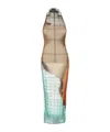 Jean Paul Gaultier Women Printed Tulle The Fire Dress