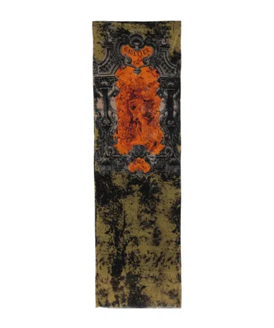 JEAN PAUL GAULTIER THE LONG KHAKI MÉDAILLON SKIRT