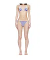 Jean Paul Gaultier Mariniere Body Morphing Bikini Set In Blue