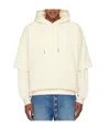 Jean Paul Gaultier The Oversized Jpg Hoodie In White