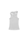 Jean Paul Gaultier Clasp-detail Ribbed Vest In White