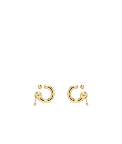 Jean Paul Gaultier The Ring Earrings In Golden