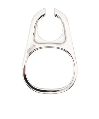 Jean Paul Gaultier The Ring-pull Pendant In Silver